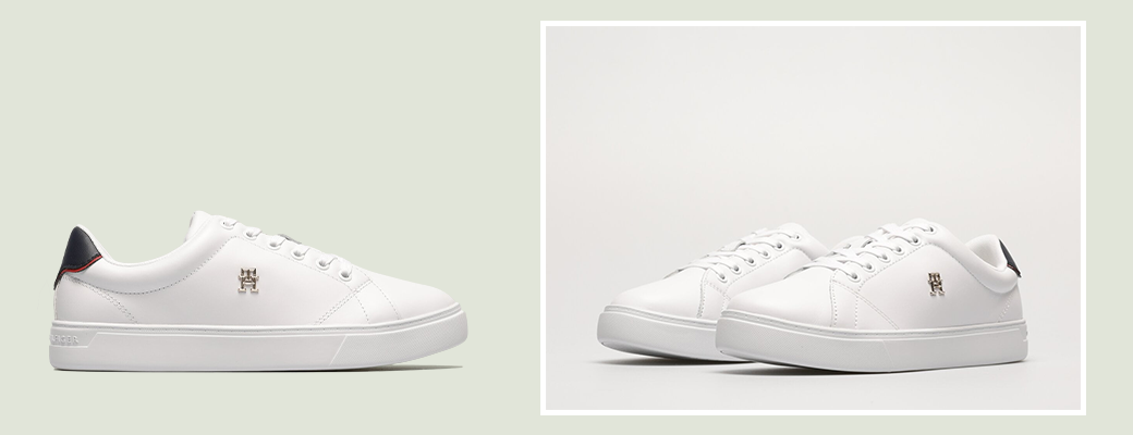 białe sneakersy Tommy Hilfiger