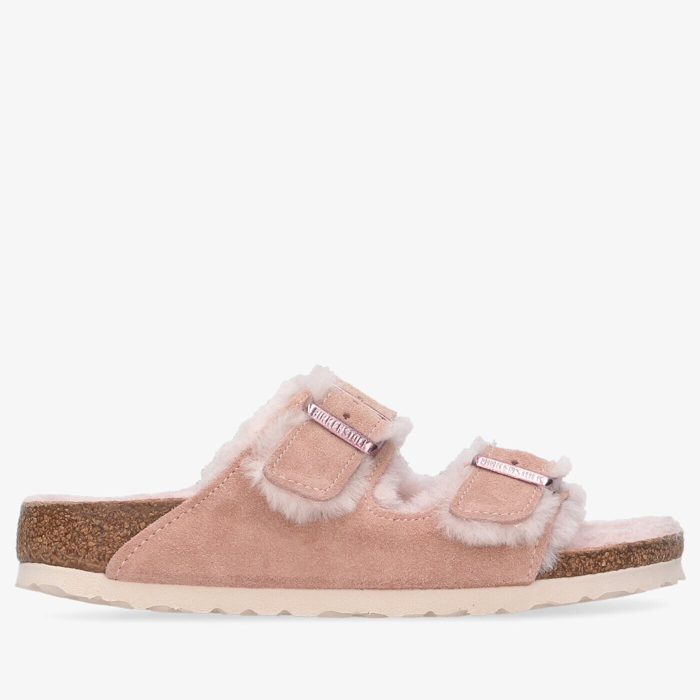 Damskie klapki BIRKENSTOCK ARIZONA FELL  1020389 kolor różowy