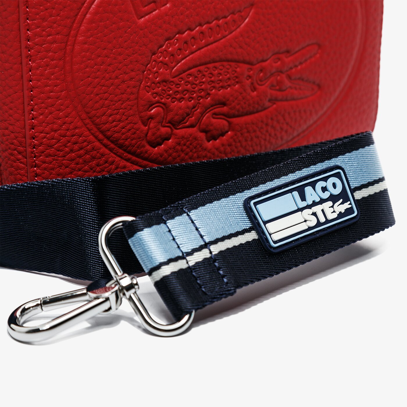 Damska torebka LACOSTE TOREBKA CROSSOVER BAG nf3326nje74 kolor czerwony