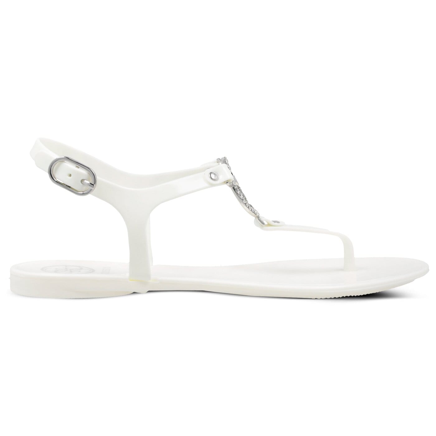 Damskie sandały GUESS JACODE fl6jacrub21white kolor biały