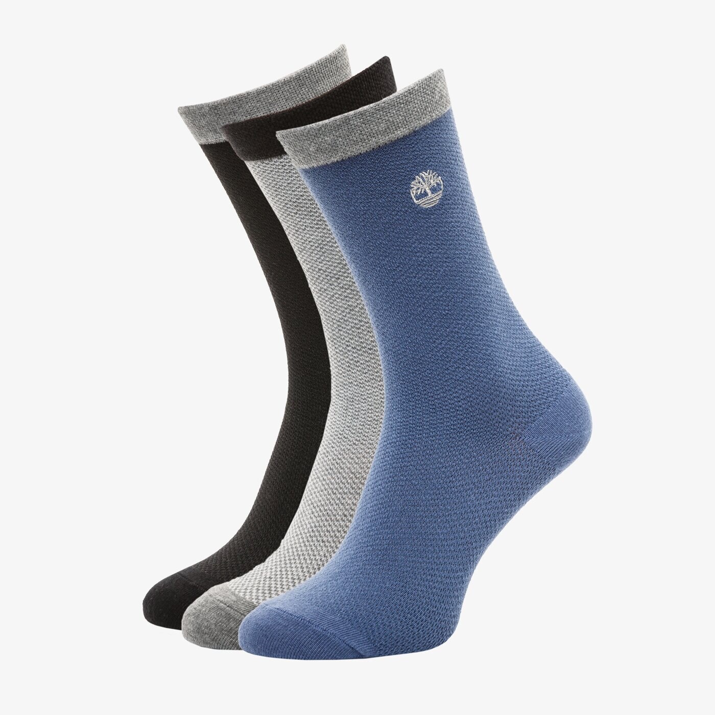 Męskie skarpetki TIMBERLAND SKARPETY 3PP PIQUE CREW tb0a1eyt0011 kolor multicolor