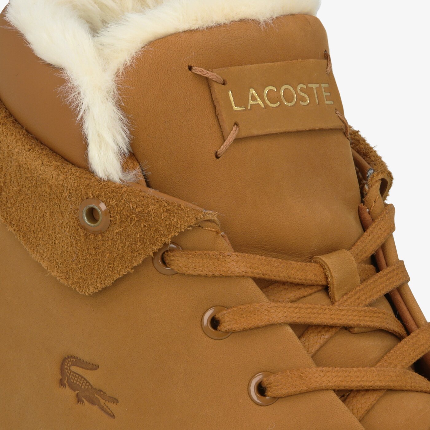 Damskie trampki LACOSTE EXPLORATEUR THERMO4191CFA 738cfa00042c3 kolor brązowy