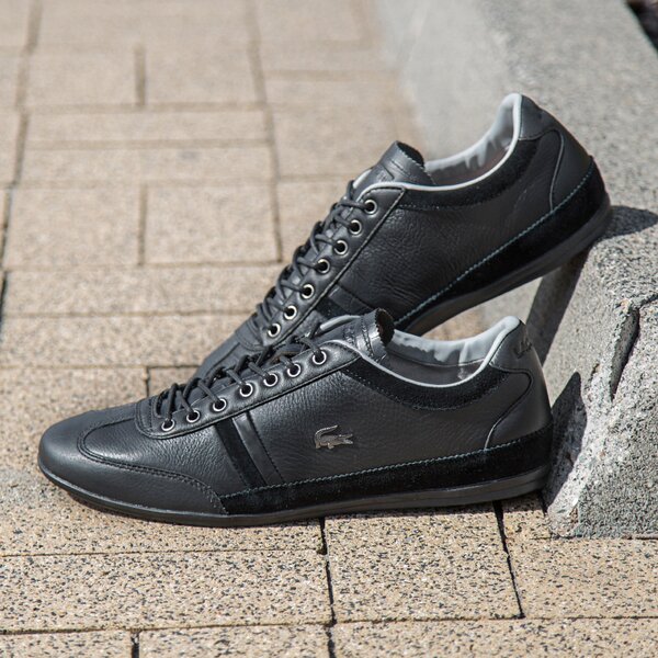 Męskie sneakersy (buty) LACOSTE MISANO 36  730srm0015024 kolor czarny