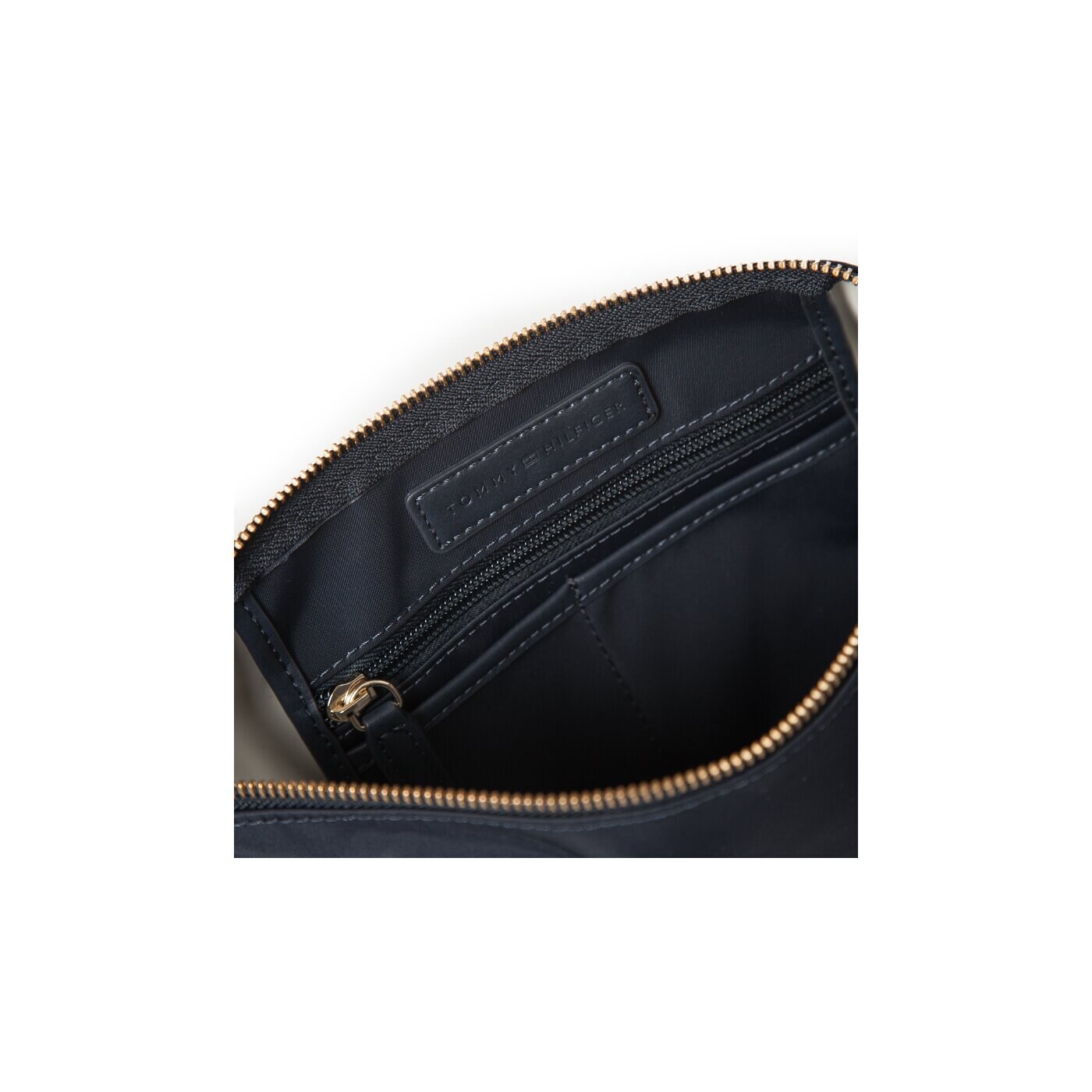 Damska torebka TOMMY HILFIGER TOREBKA POPPY SMALL TOTE aw0aw01136001 kolor granatowy