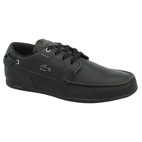 Męskie mokasyny LACOSTE DREYFUS LX  729spm200302h kolor czarny