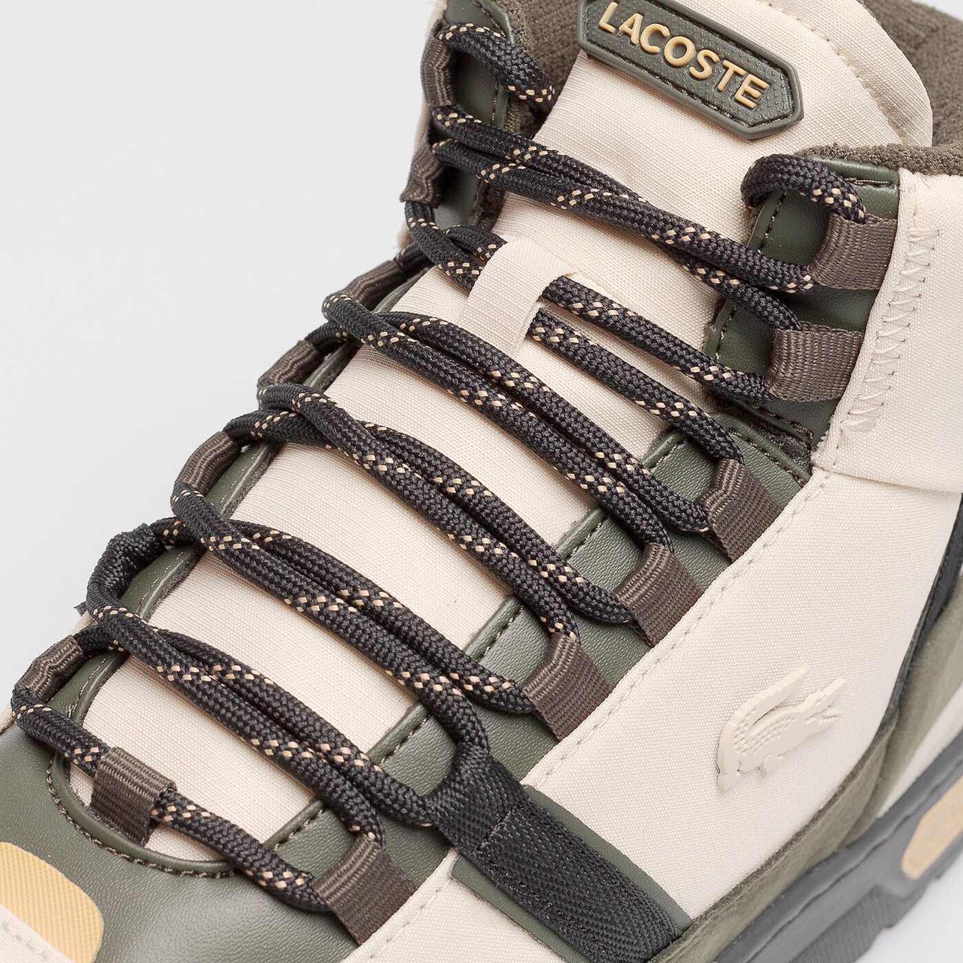 Męskie buty outdoor (trekkingowe) LACOSTE T-CLIP WNTR MID 222 2 744sma00651y5 kolor beżowy