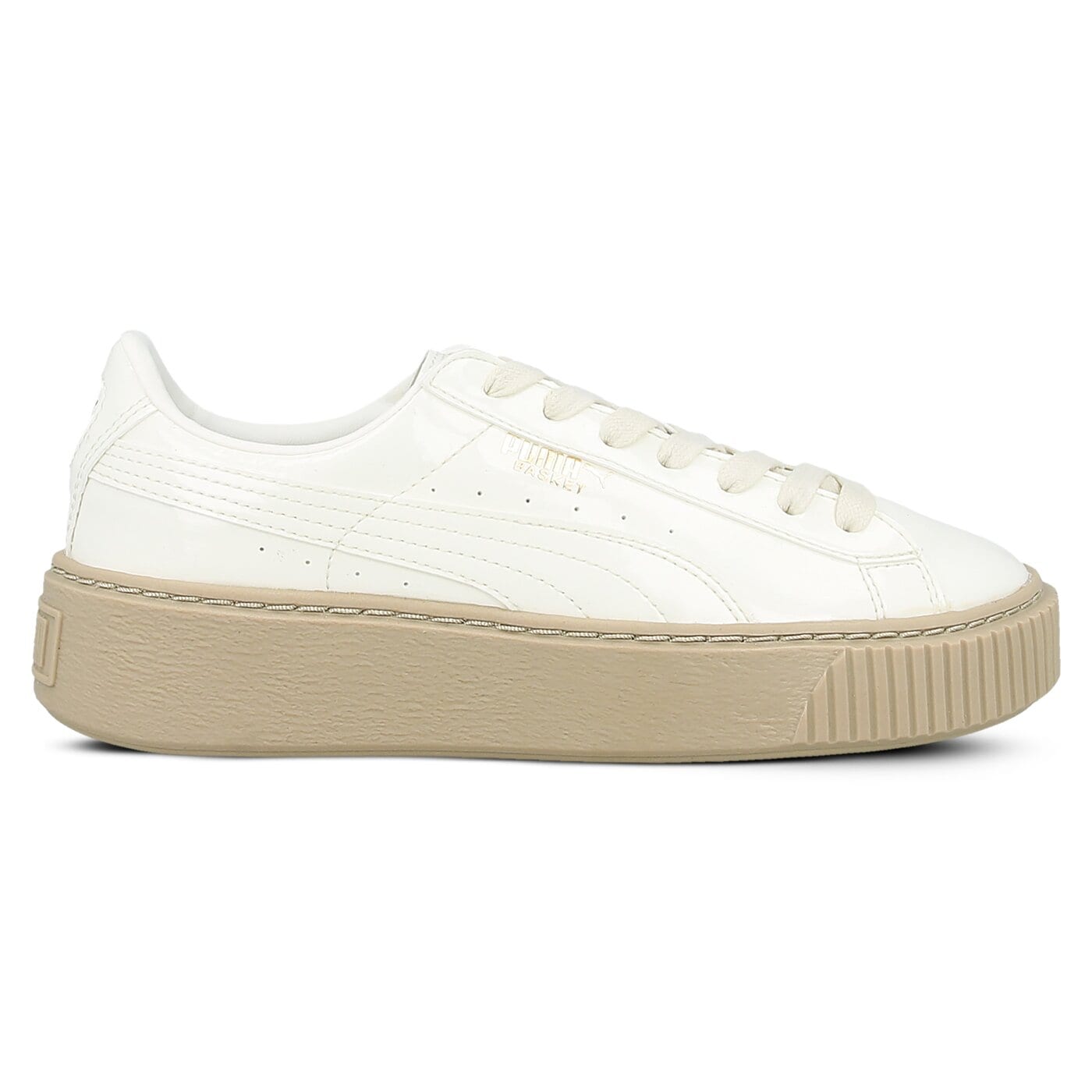 Damskie sneakersy (buty) PUMA BASKET PLATFORM PATENT WN'S 36331405 kolor biały