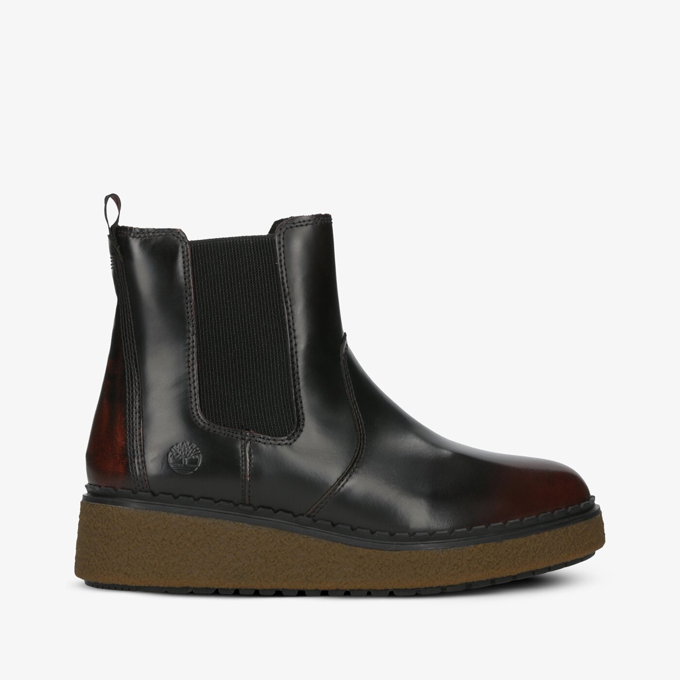 Damskie botki / sztyblety TIMBERLAND BLUE BELL LANE CHELSEA tb0a24wq5881 kolor bordowy