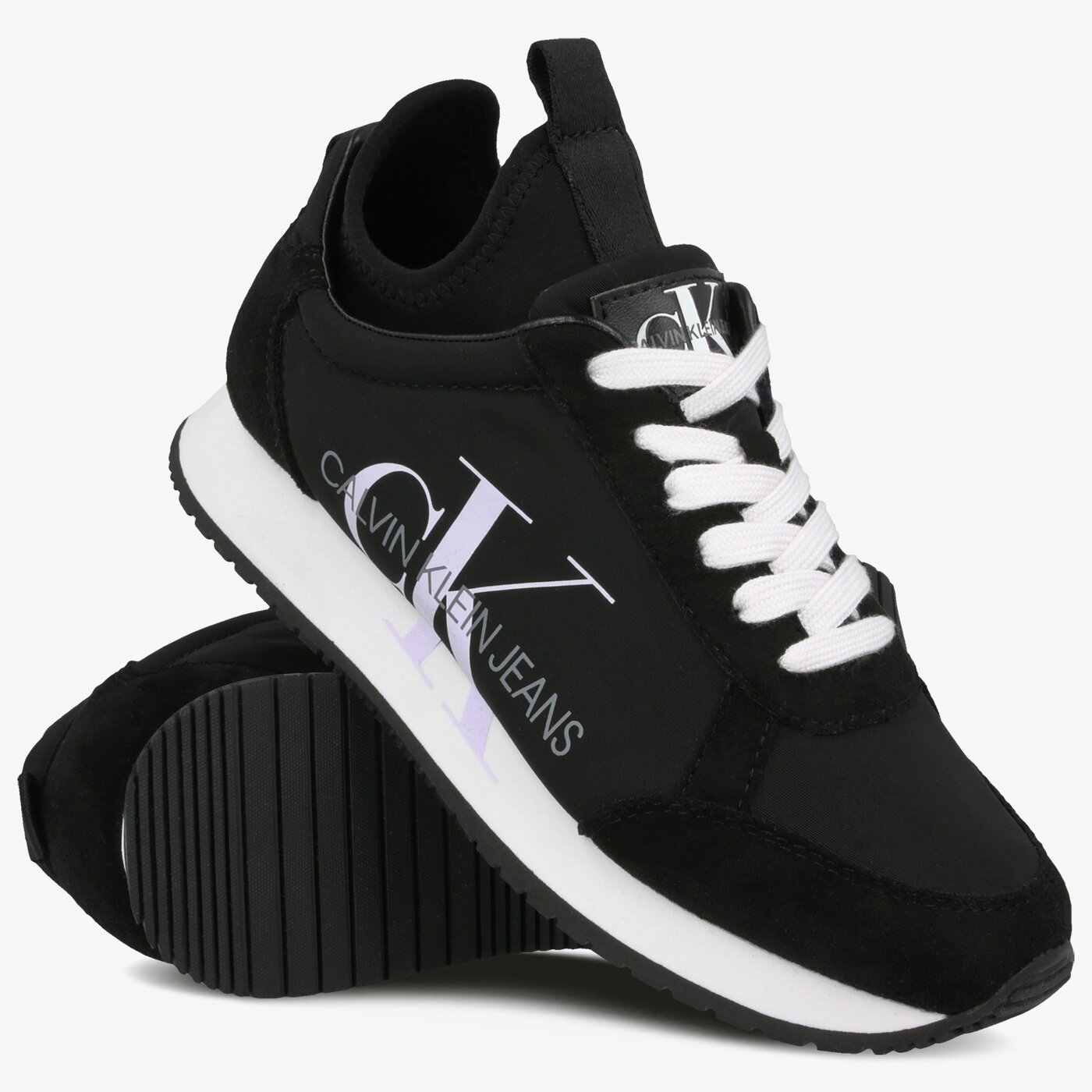 Damskie sneakersy (buty) CALVIN KLEIN JOSSLYN r0825blk kolor czarny