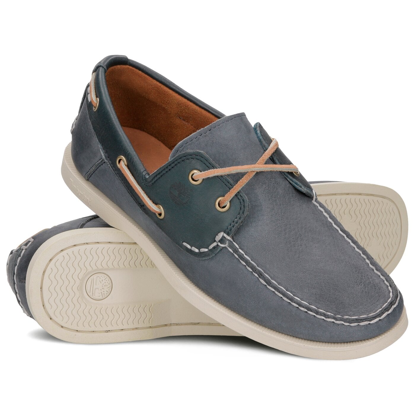 Męskie mokasyny TIMBERLAND HERITAGE CW BOAT 2 EYE 6367a kolor granatowy