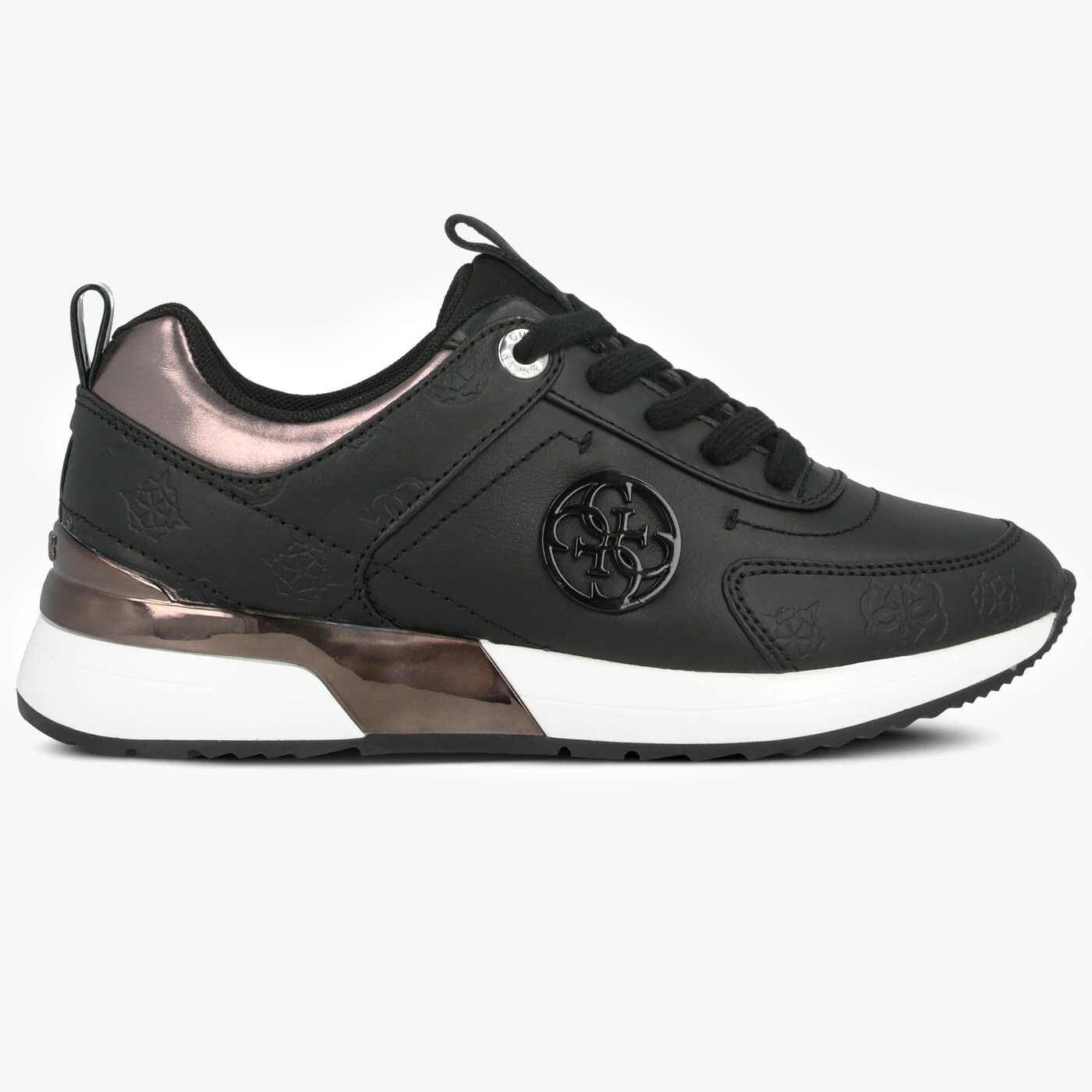 Damskie sneakersy (buty) GUESS MARLYN4 fl5mynfal12black kolor czarny