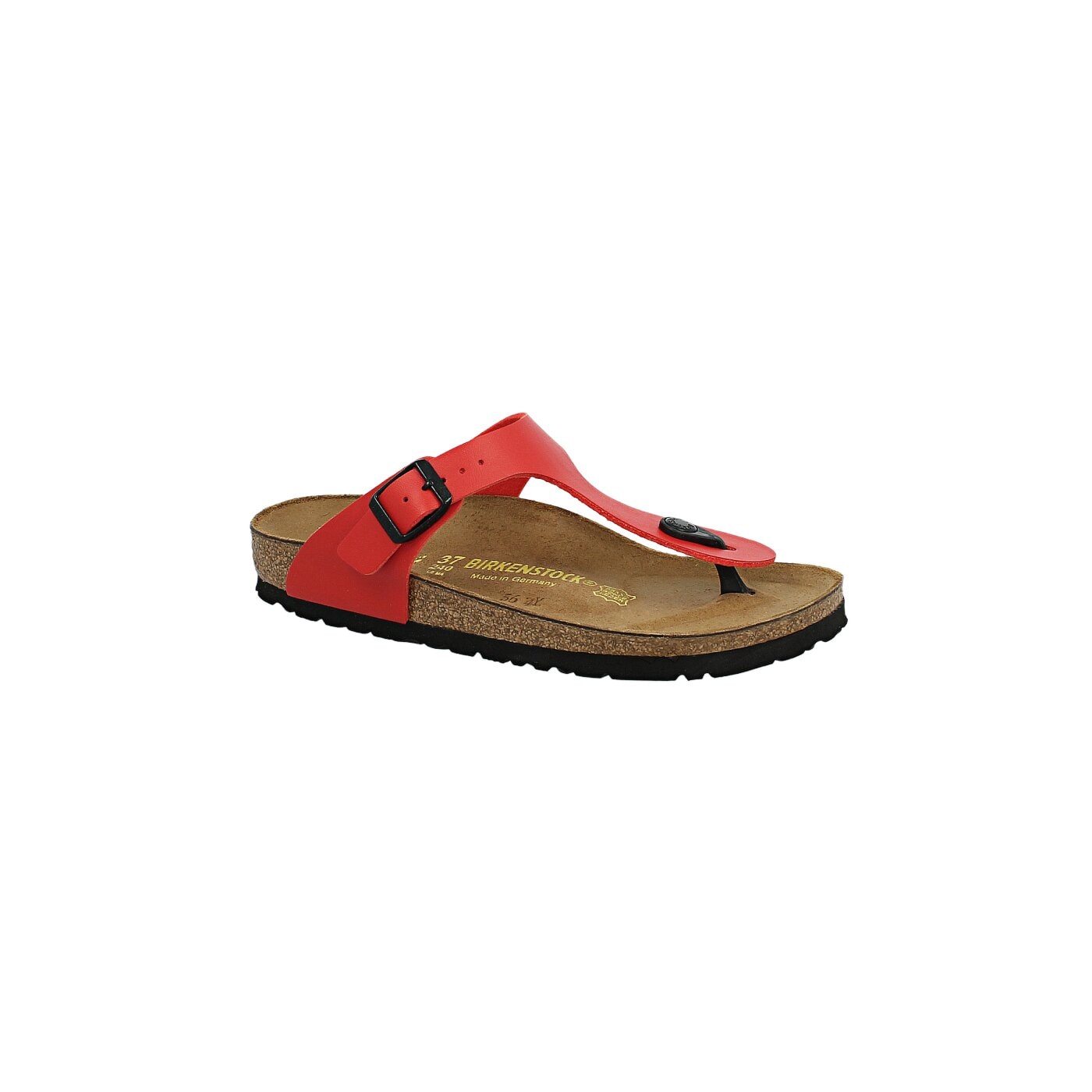 Damskie klapki BIRKENSTOCK GIZEH  43743 kolor czerwony