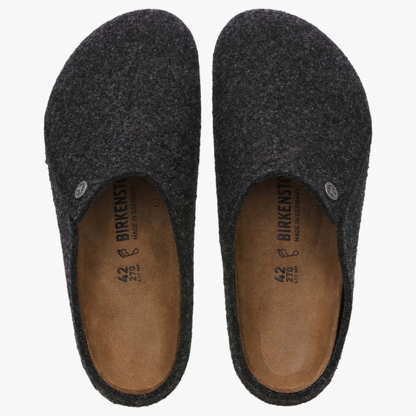 Męskie klapki BIRKENSTOCK ZERMATT RIVET 1014938 kolor czarny