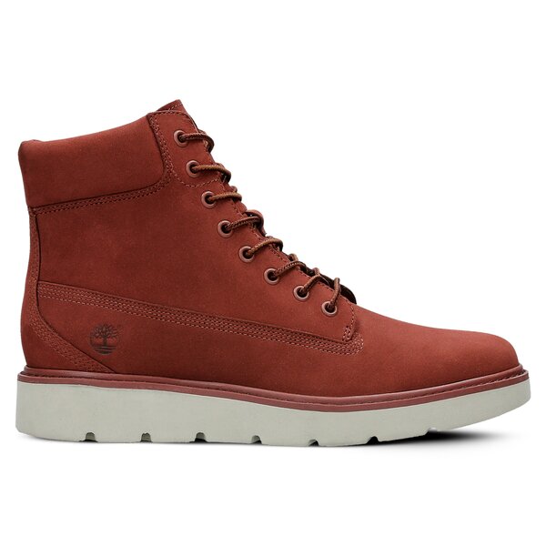 Damskie botki / sztyblety TIMBERLAND KENNISTON 6IN LACE UP a1keu kolor czerwony