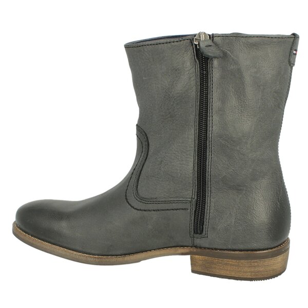Damskie kozaki TOMMY HILFIGER ELINE 1A  en56816077990 kolor czarny