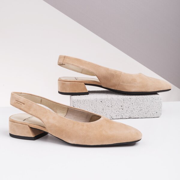 Damskie baleriny (buty) VAGABOND JOYCE 4708-140-12 kolor beżowy