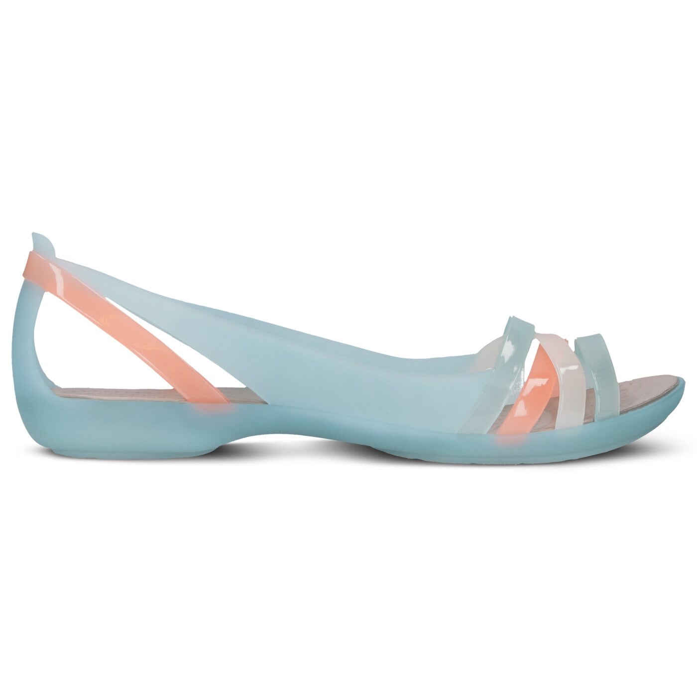 CROCS ISABELLA HURACHE FLAT kolor niebieski (2049124CW