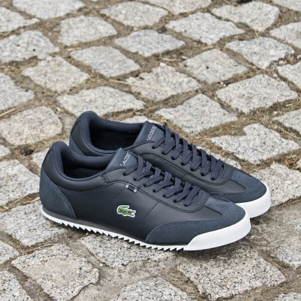 Męskie sneakersy (buty) LACOSTE ROMEAU HTB  729spm203109a kolor granatowy