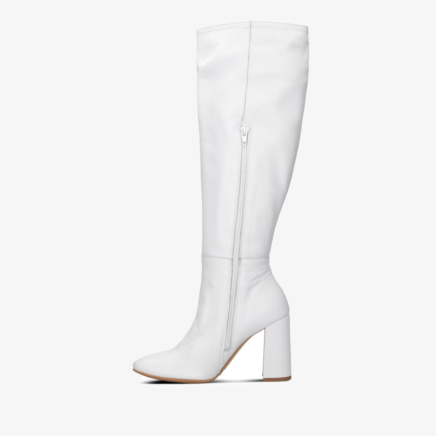 Damskie kozaki SYMBIOSIS BIG EXPECTATIONS HIGH BOOTS  sywc219017 kolor biały