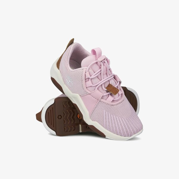 Dziecięce sneakersy (buty) TIMBERLAND EARTH RALLY FLEXIKNIT OX tb0a2cncx821 kolor różowy