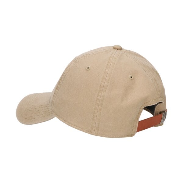 Damska czapka z daszkiem TIMBERLAND CZAPKA COTTON CANVAS tb0a1e9i9181 kolor beżowy