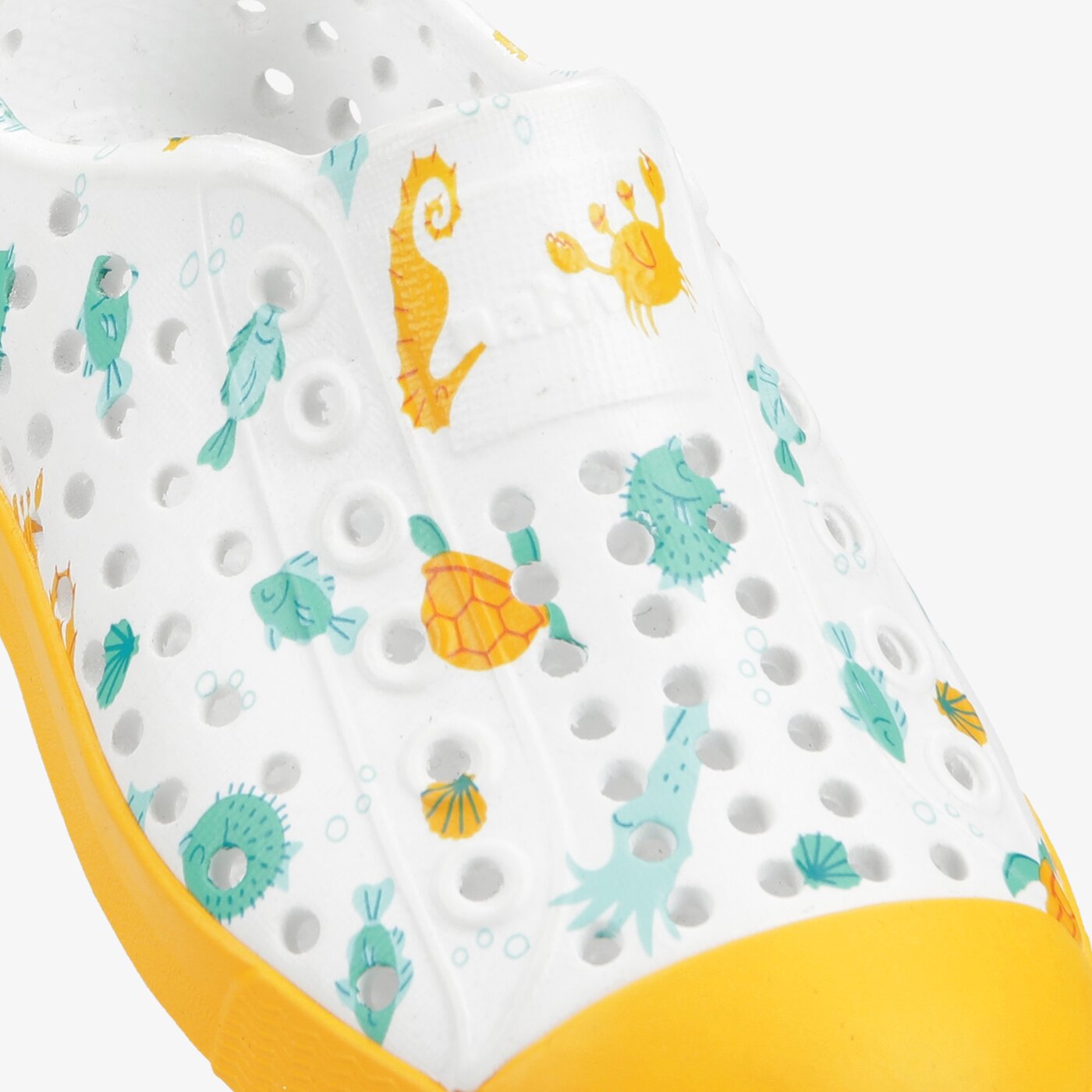 Dziecięce trampki NATIVE JEFFERSON PRINT JUNIOR 12100101-8969 kolor biały