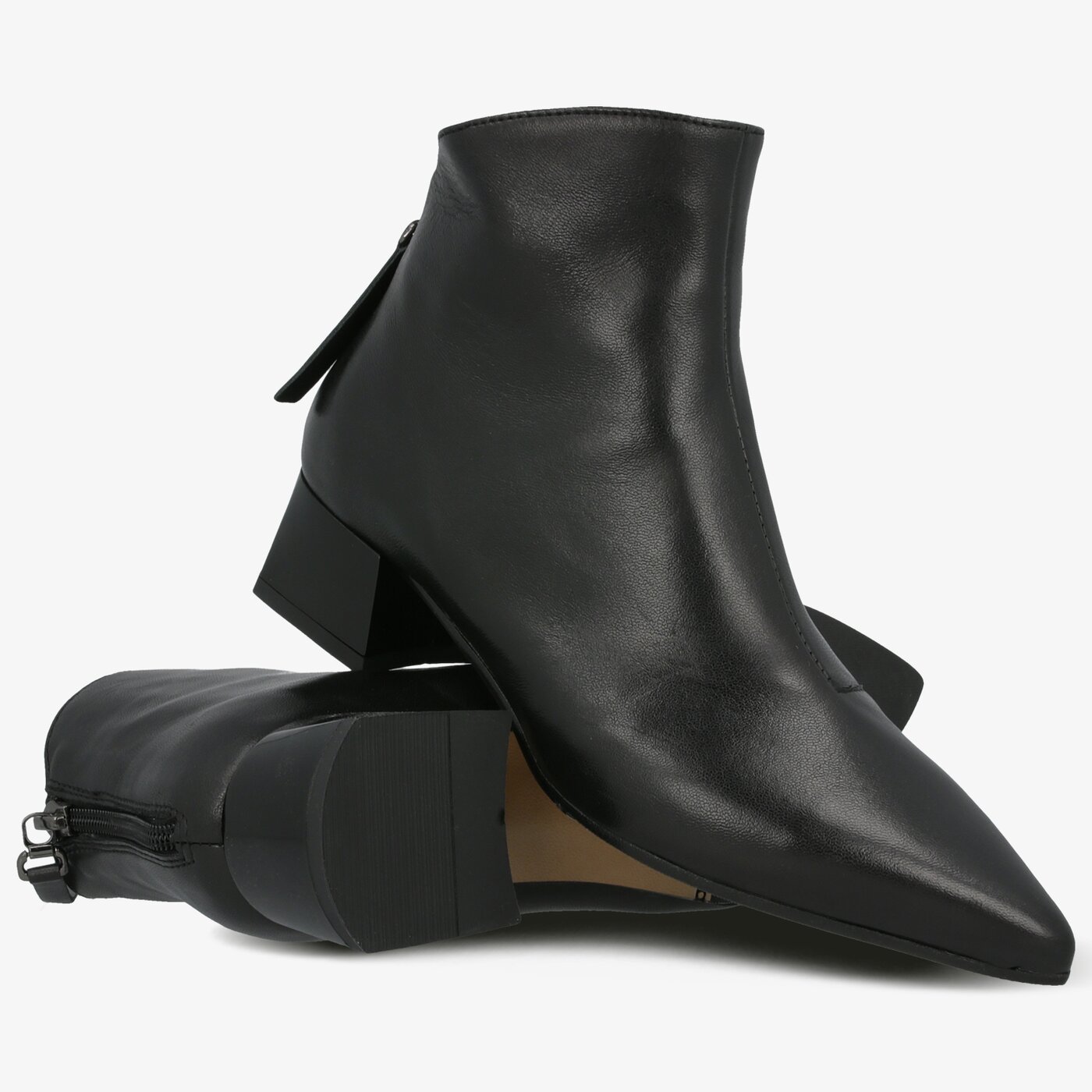 Damskie botki / sztyblety SYMBIOSIS EARLY BIRD  sywc219033 kolor czarny