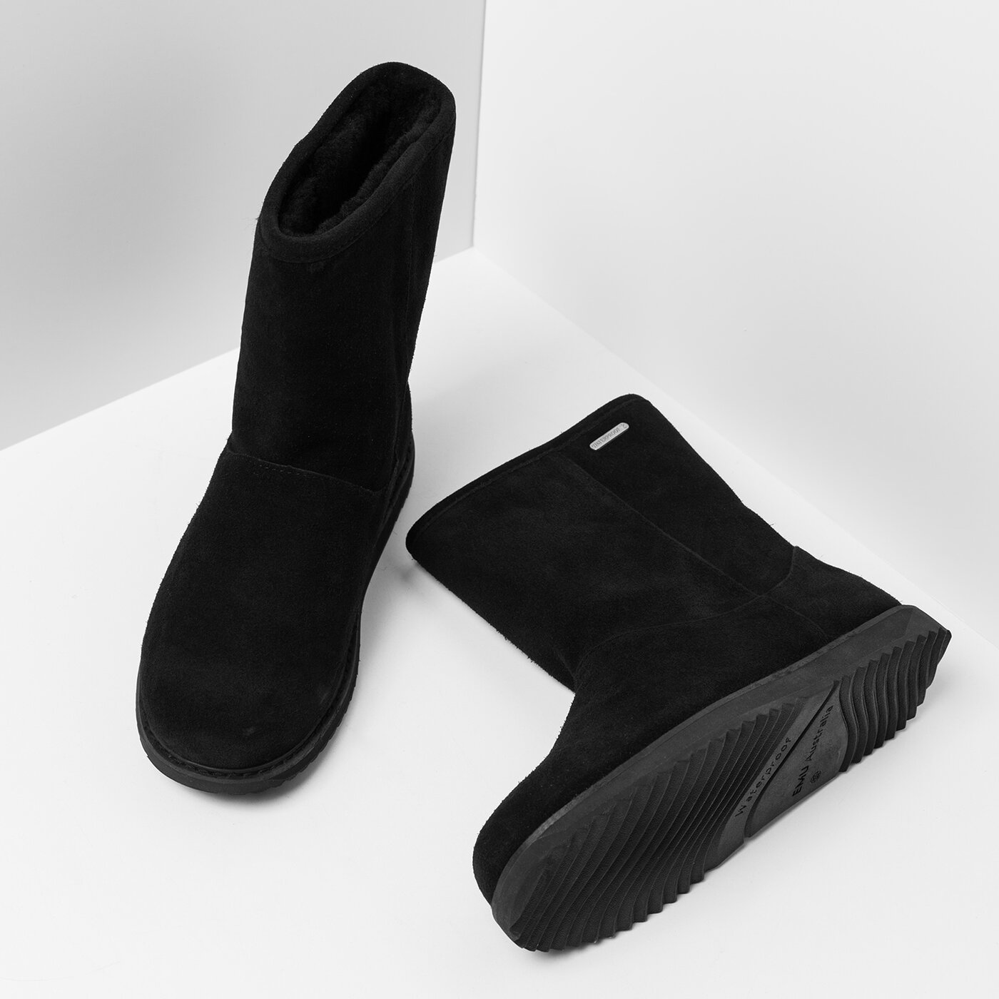 Damskie śniegowce EMU PATERSON CLASSIC LO BLACK w11590black kolor czarny