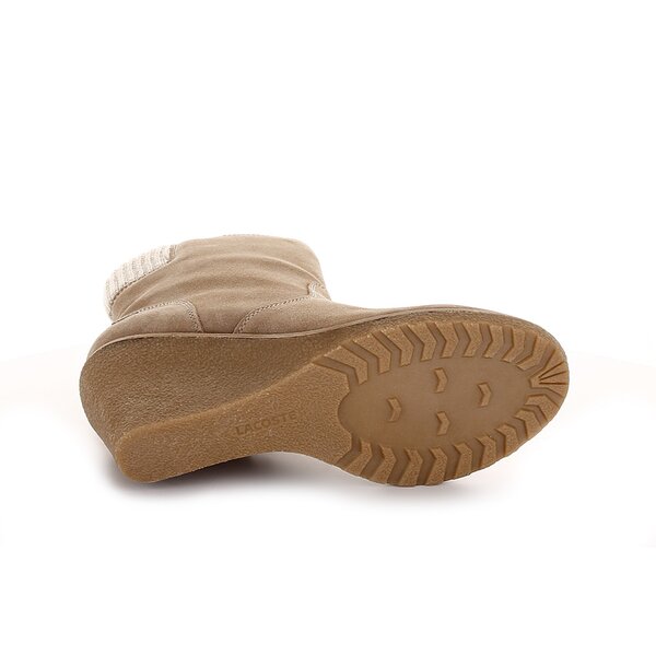 Damskie kozaki LACOSTE LAZARET 724srw3338158 kolor beżowy