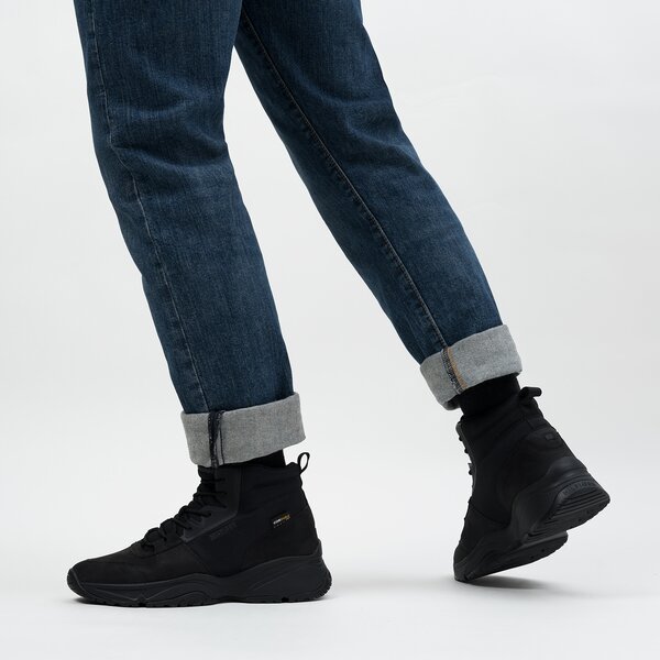 Męskie buty outdoor (trekkingowe) TOMMY HILFIGER BERGEN 8C HIGH fm0fm04251bds kolor czarny