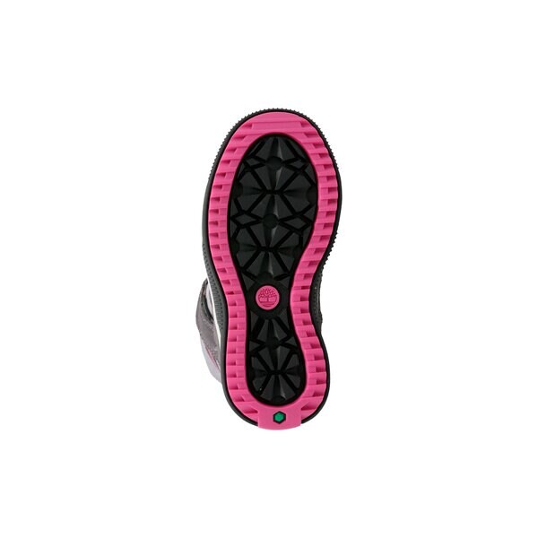 Dziecięce buty outdoor / trekkingowe TIMBERLAND SNOW STOMPER PULL ON WP a1ugo kolor szary