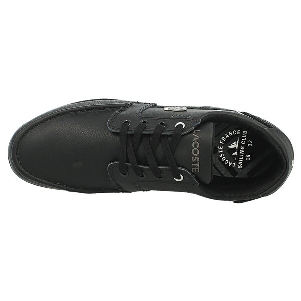 Męskie mokasyny LACOSTE DREYFUS LX  729spm200302h kolor czarny