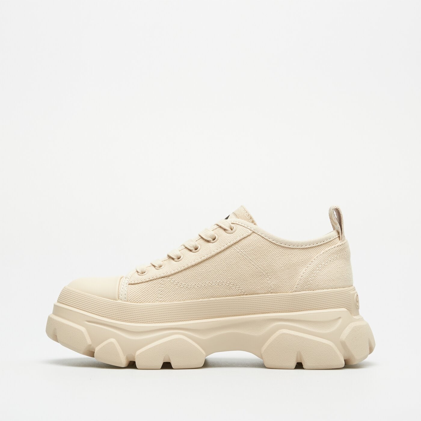 Damskie sneakersy (buty) BUFFALO TREMOR LACE UP LO 1622458 kolor beżowy