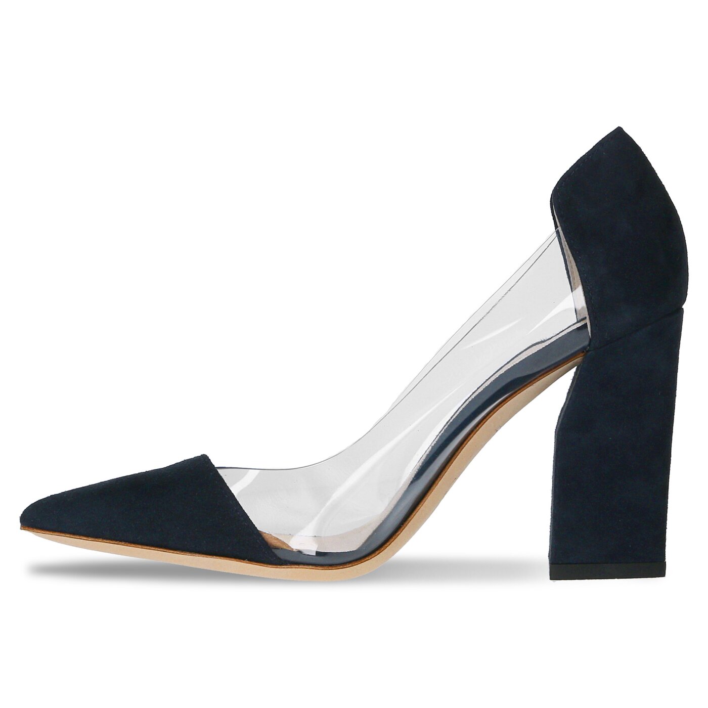 Damskie szpilki / czółenka BALDOWSKI BY ZIEŃ CZÓŁENKO ZAMSZ GRANATOWY z008261279009 kolor granatowy