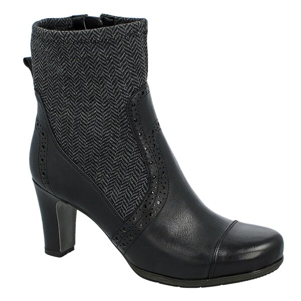 Damskie botki / sztyblety ROCKPORT TM75MMH BROGUE BOOTIE a11733 kolor czarny