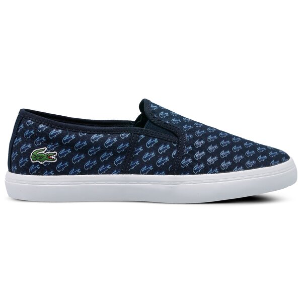 Damskie trampki LACOSTE GAZON 118 1 735caw0007nv1 kolor granatowy