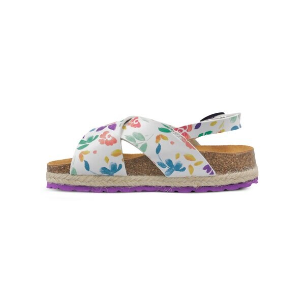 Dziecięce sandały / klapki PAEZ BIO CROSS FLOWERY 1932623k0702-100 kolor biały