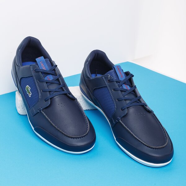 Męskie sneakersy (buty) LACOSTE MARINA 120 2 CMA 739cma0014nv1 kolor granatowy