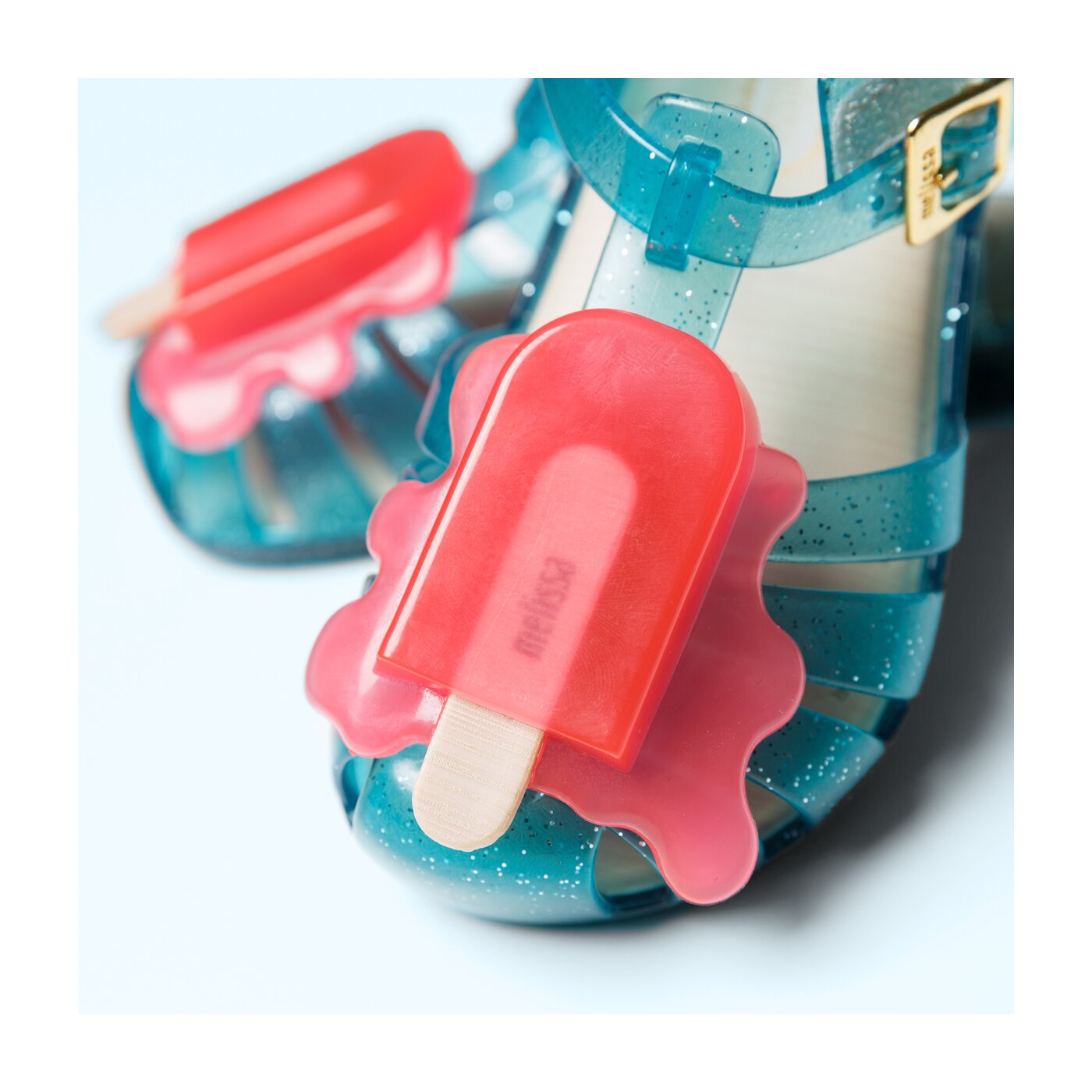 Dziecięce sandały / klapki MELISSA MINI ARANHA VIII BB 3170452693 kolor niebieski