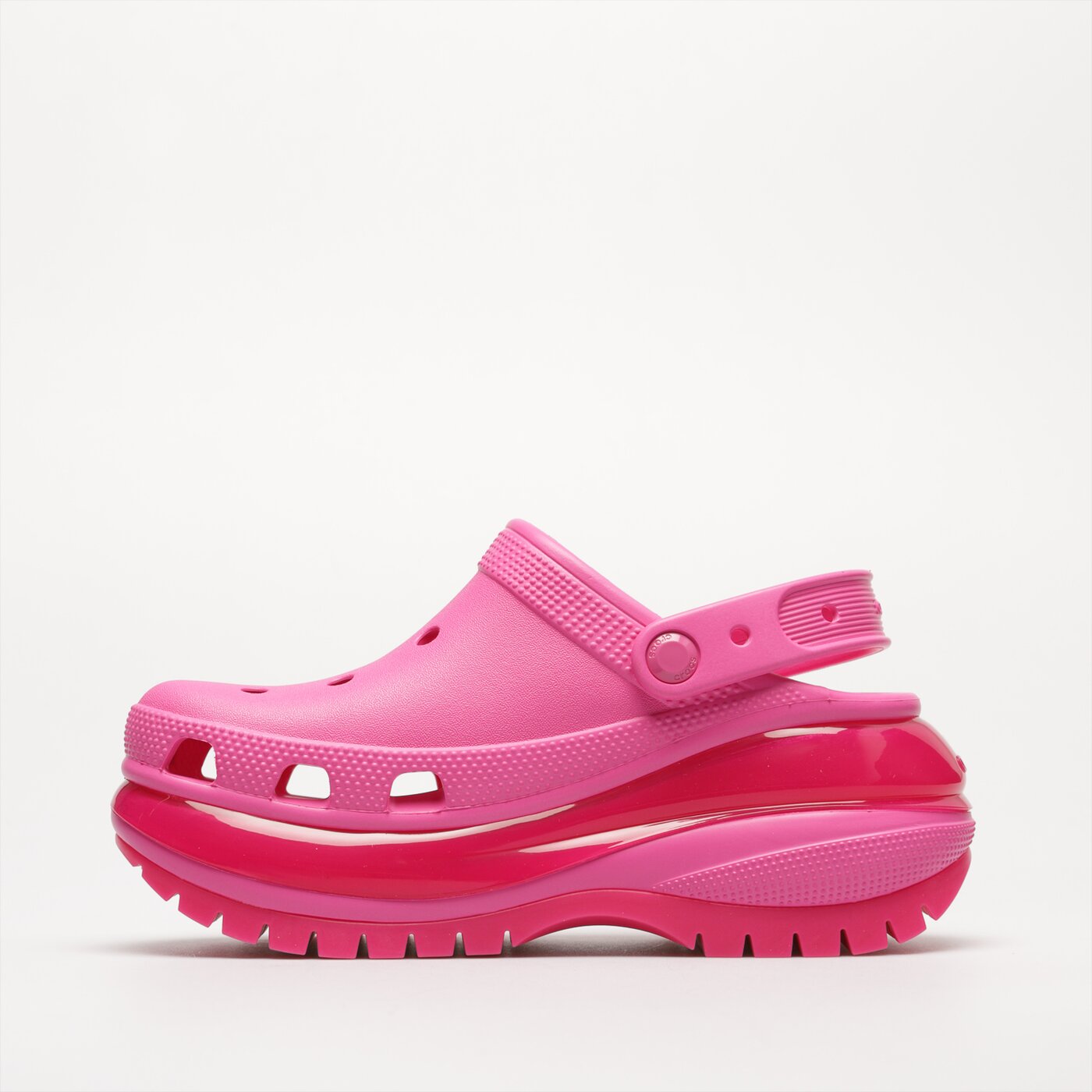 Damskie sandały CROCS CLASSIC MEGA CRUSH CLOG 2079886ub kolor różowy