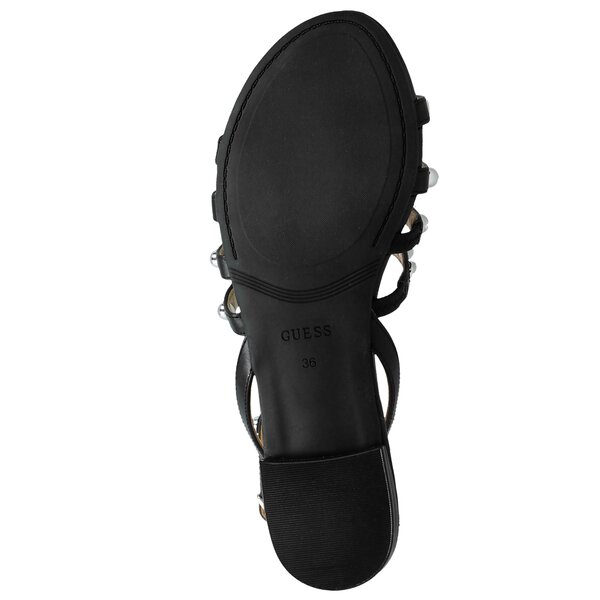 Damskie sandały GUESS ROXIE2 flrx21ele03black kolor czarny