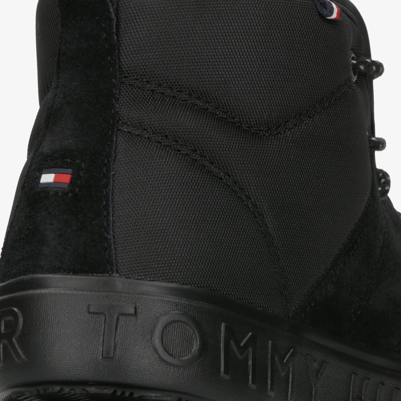 Męskie trampki TOMMY HILFIGER CORPORATE BRANDED CUPSOLE HIGH fm0fm02393990 kolor czarny