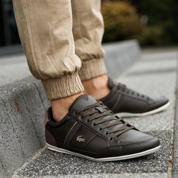 Męskie sneakersy (buty) LACOSTE CHAYMON 117 1 733cam1023176 kolor brązowy