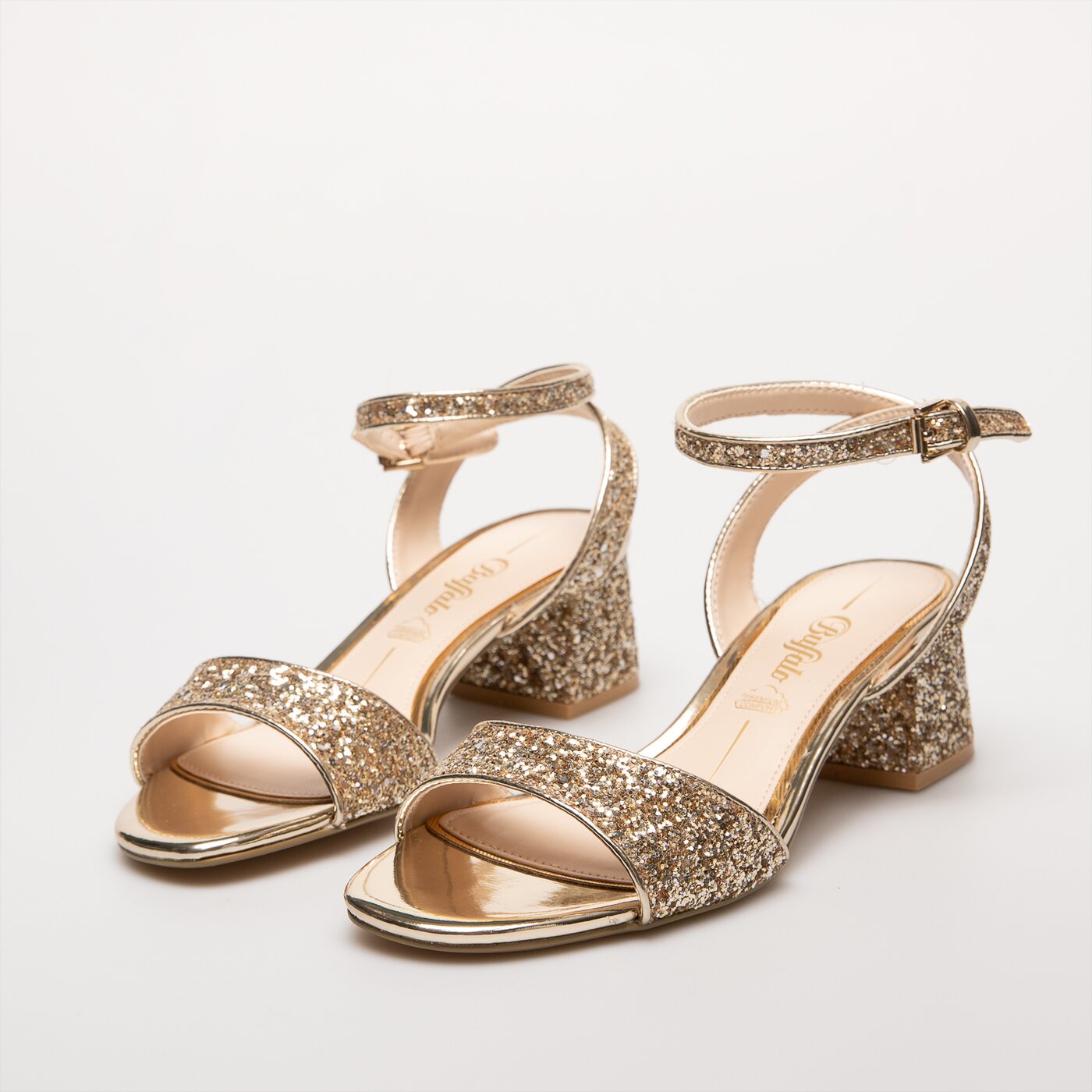 Damskie szpilki / czółenka BUFFALO RAINELLE 1650015 kolor złoty