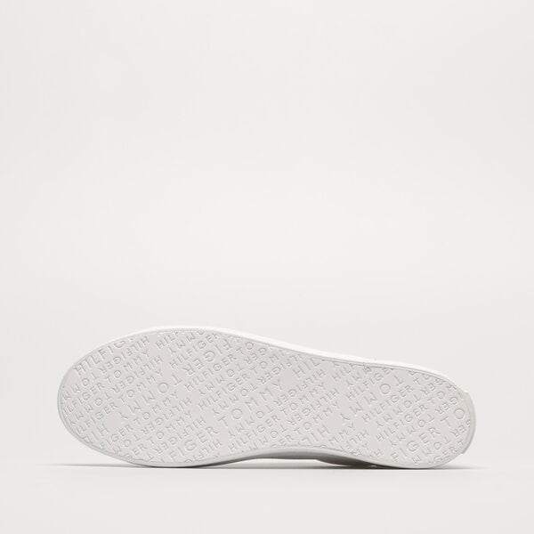 Damskie półbuty TOMMY HILFIGER ESSENTIAL STRIPES SNEAKER fw0fw06954ybs kolor biały