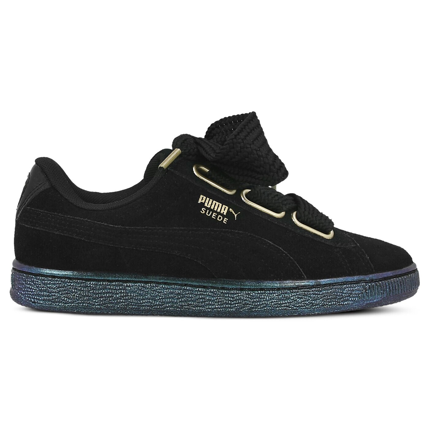 Damskie sneakersy (buty) PUMA SUEDE HEART SATIN 36271403 kolor czarny