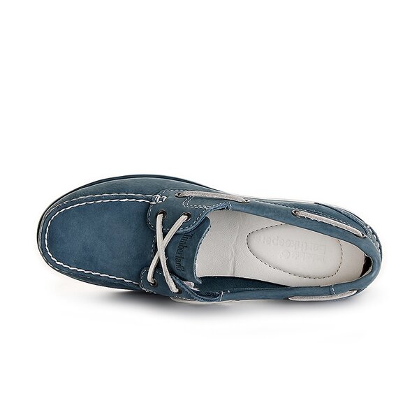 Damskie mokasyny i półbuty TIMBERLAND EK CLASSIC BOAT UNLINED BOAT SHOE 3936r kolor niebieski