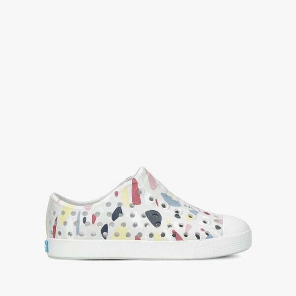 Dziecięce trampki NATIVE JEFFERSON PRINT JUNIOR 12100101-8964 kolor biały