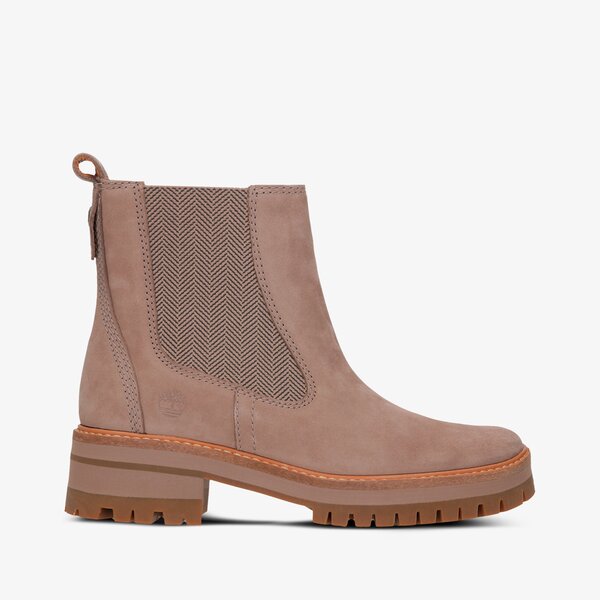 Damskie botki / sztyblety TIMBERLAND COURMAYEUR VALLEY CHELSEA tb0a1rrk9291 kolor beżowy