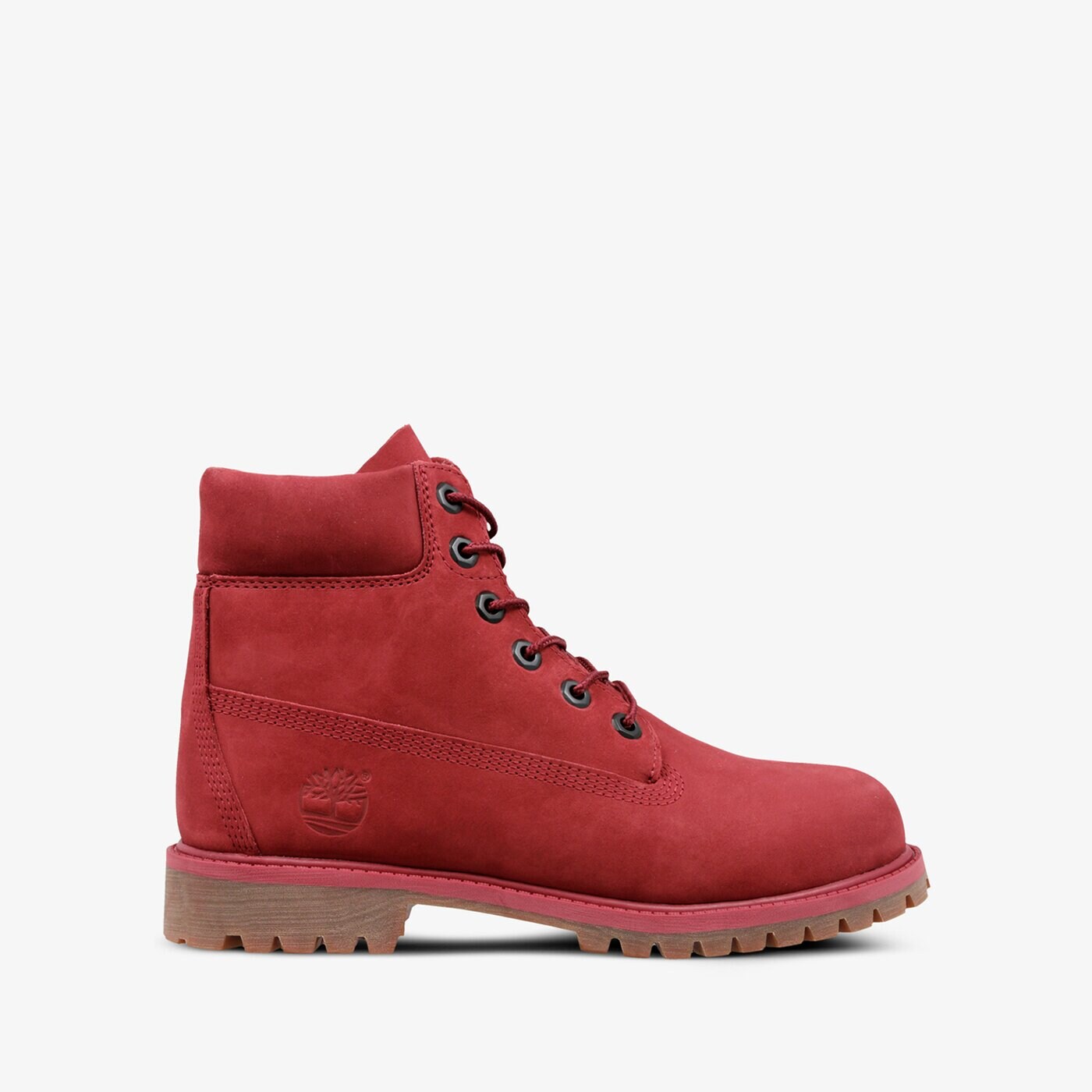 Dziecięce trapery TIMBERLAND PREMIUM 6 INCH WP BOOT  a1vck kolor czerwony